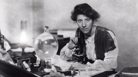 1280px Marie Stopes in her laboratory%2C 1904 Restoration