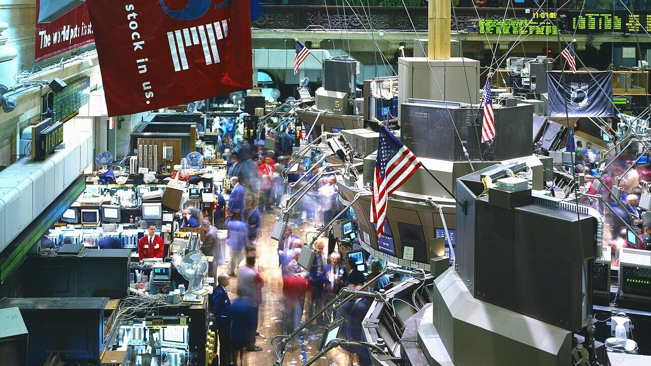 The trading floor of the New York Stock Exchange