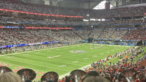 Ole Miss vs Penn State, 2023 Peach Bowl, Mercedes Benz Stadium, Atlanta