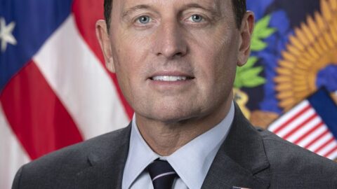 Official portrait of Ric Grenell in a suit