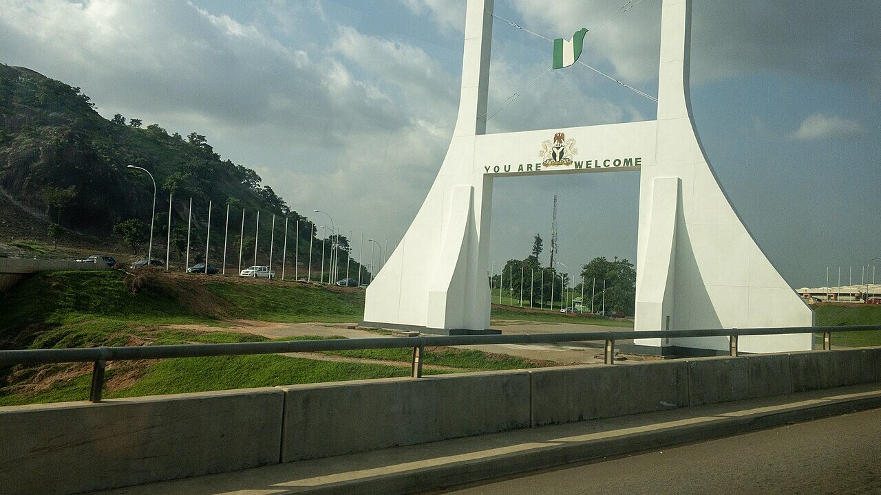 The Abuja city gate in Nigeria