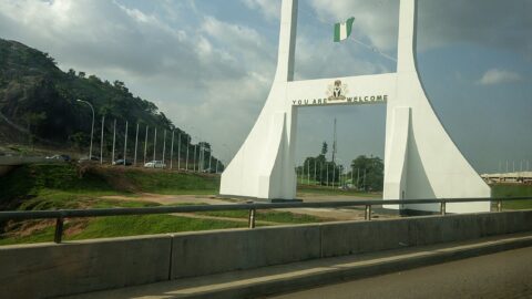 The Abuja city gate in Nigeria