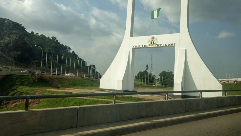The Abuja city gate in Nigeria
